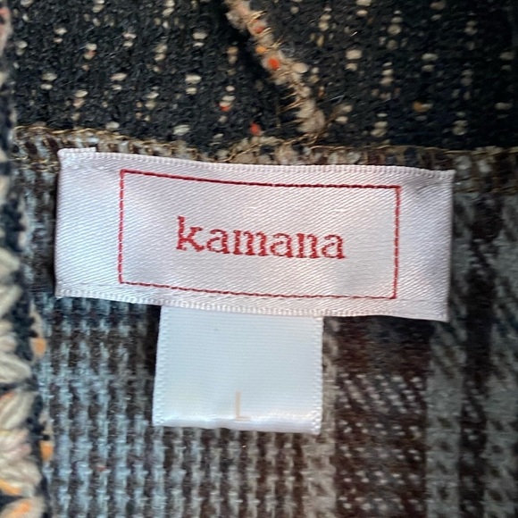 KAMANA OPEN FRONT MIXED MEDIA LAGENLOOK WHIMSICAL CARDIGAN - Picture 3 of 9